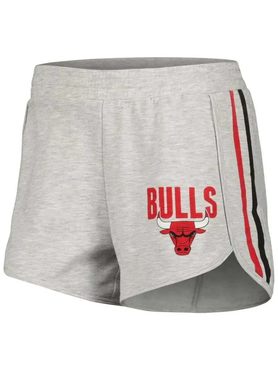 Concepts Sport Женский серый комплект для сна Chicago Bulls: футболка с длинными рукавами цвета — изображение 2 из 4