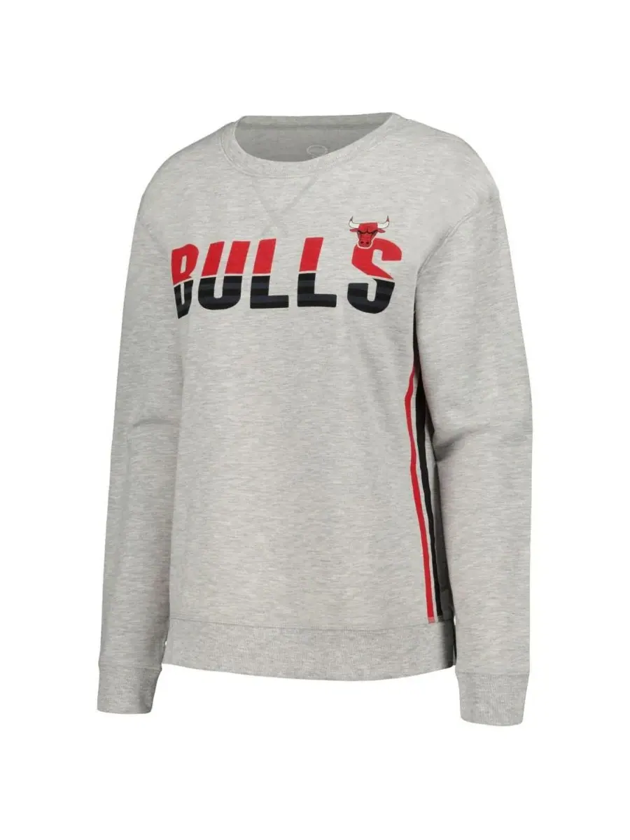 Concepts Sport Женский серый комплект для сна Chicago Bulls: футболка с длинными рукавами цвета — изображение 4 из 4