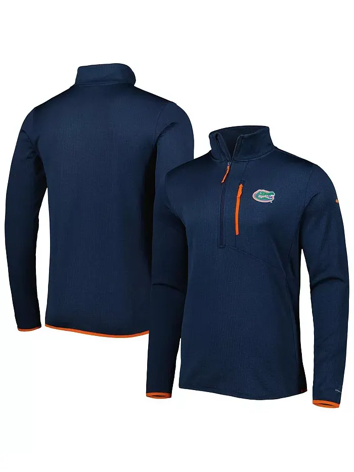 Толстовка Men's Navy Florida Gators Park View Omni-Wick Half-Zip Top Columbia — изображение 1 из 3