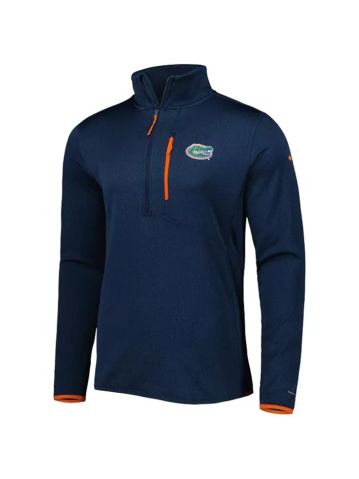 Толстовка Men's Navy Florida Gators Park View Omni-Wick Half-Zip Top Columbia — изображение 3 из 3