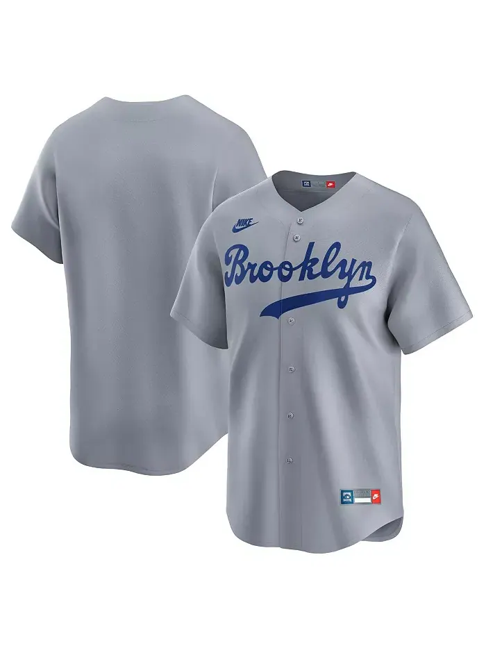 Мужская белая ретро-джерси Brooklyn Dodgers из коллекции Cooperstown Limited Nike — изображение 1 из 3