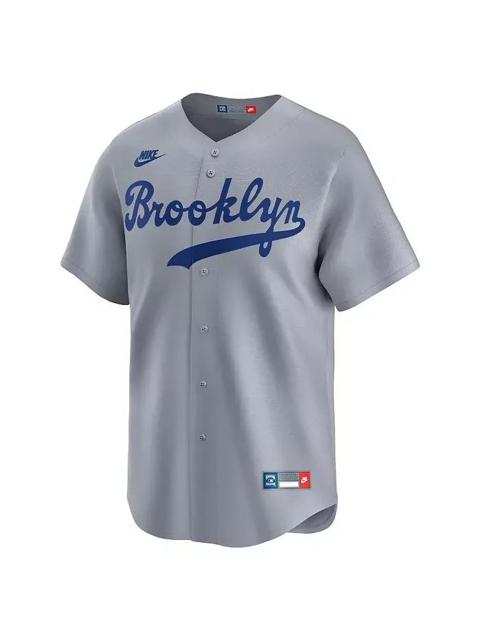Мужская белая ретро-джерси Brooklyn Dodgers из коллекции Cooperstown Limited Nike — изображение 3 из 3