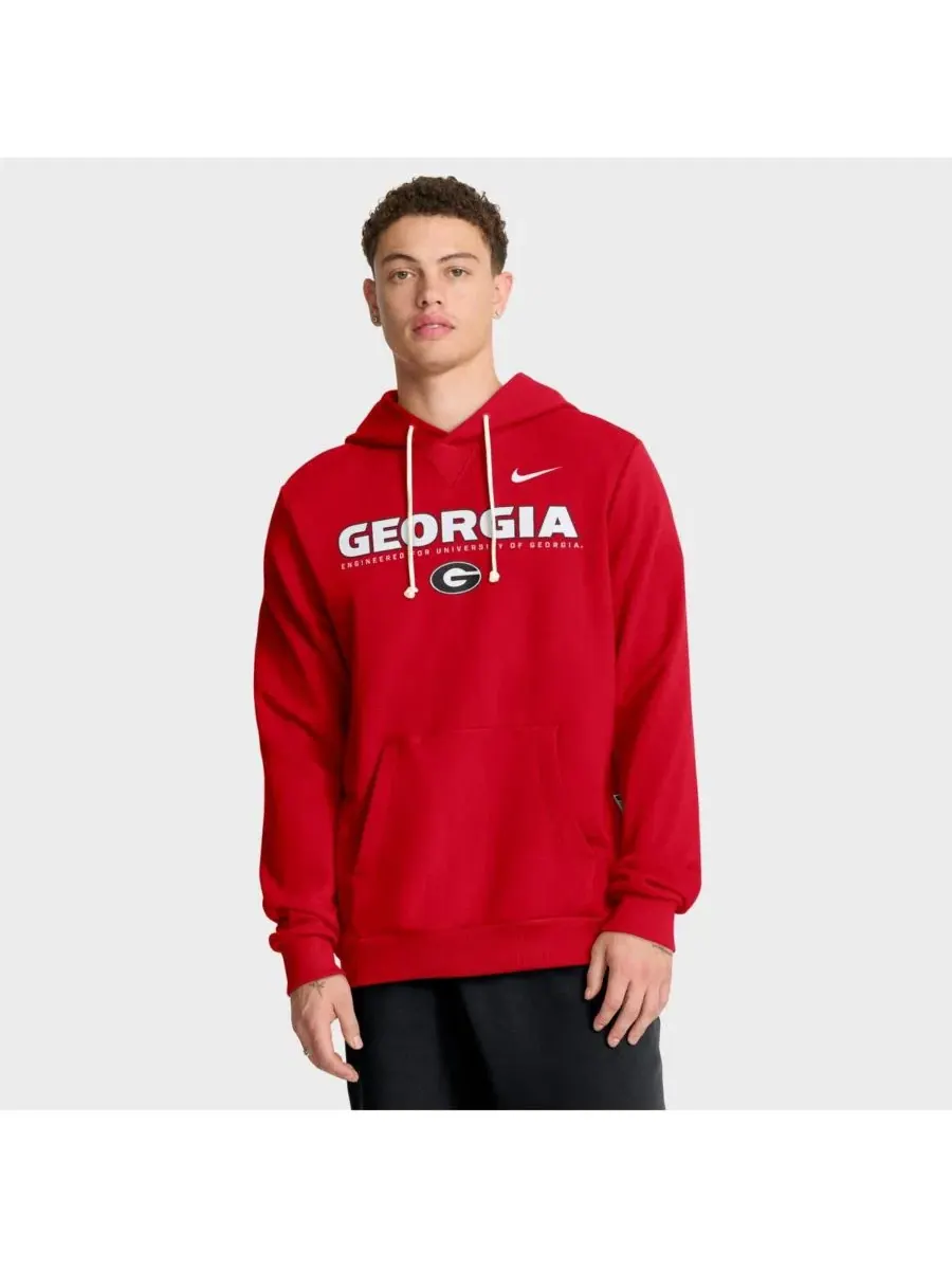 Мужская красная толстовка Georgia Bulldogs 2025 Sideline Standard Issue Dri-FIT Nike — изображение 1 из 5, красный