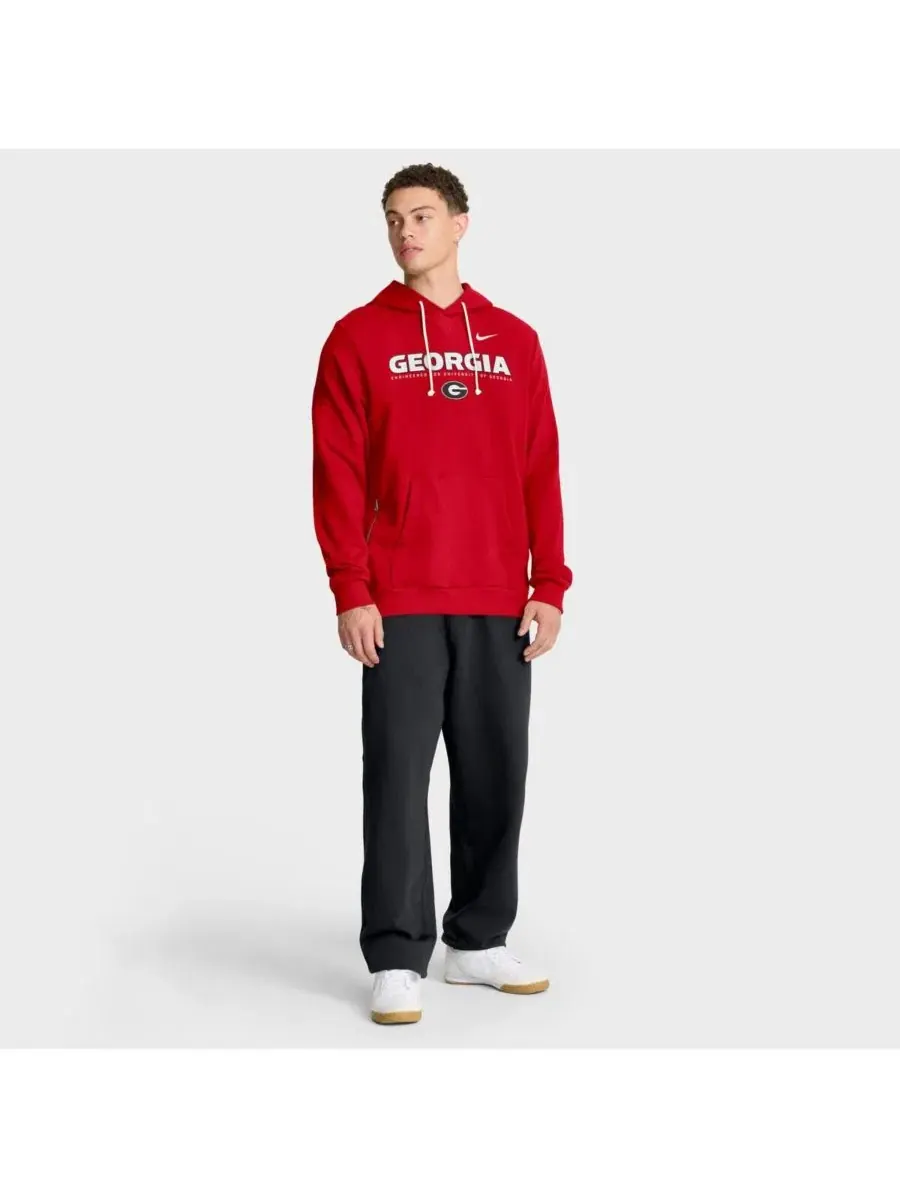 Мужская красная толстовка Georgia Bulldogs 2025 Sideline Standard Issue Dri-FIT Nike — изображение 4 из 5, красный