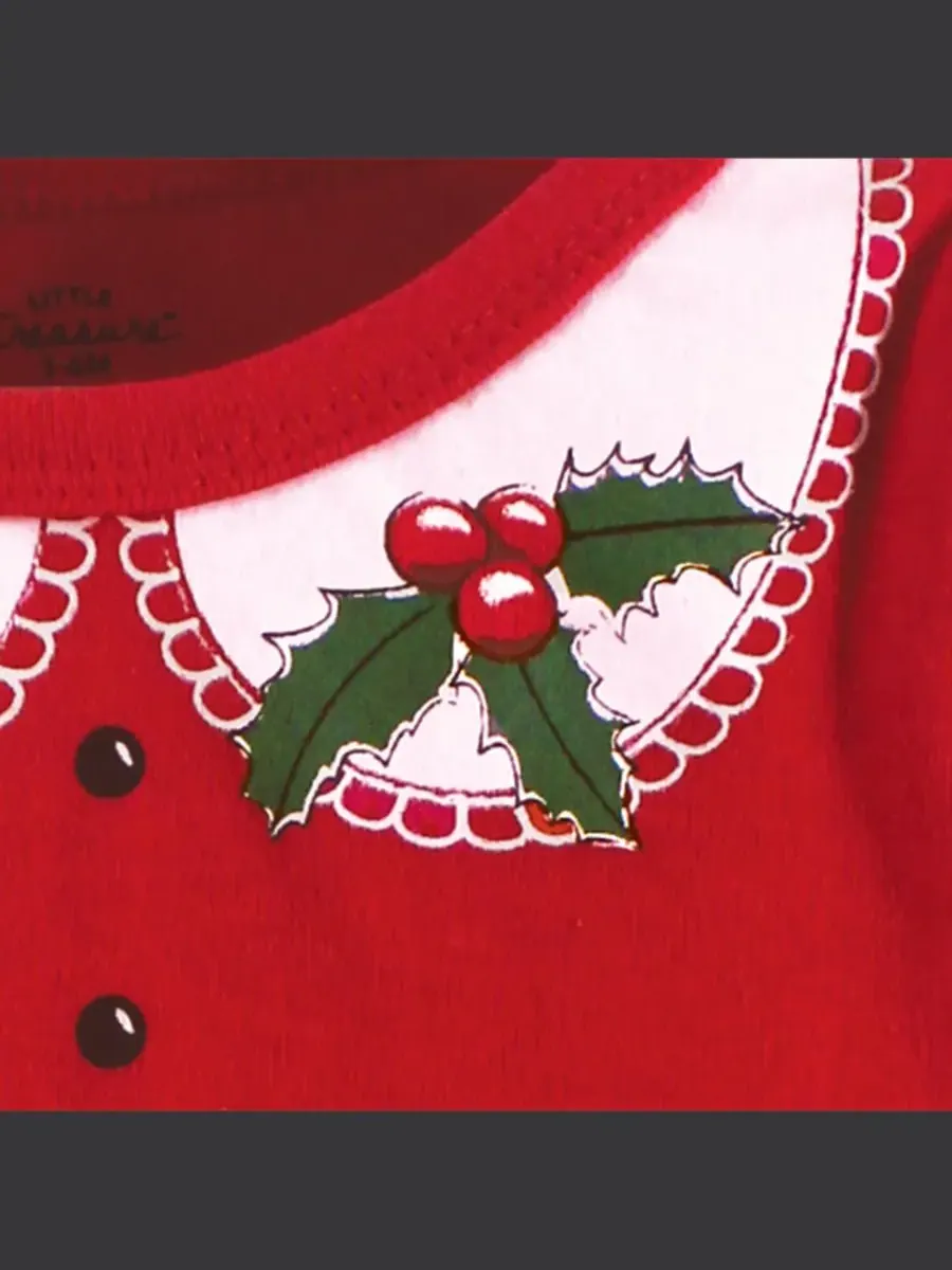 Набор из 3 боди с длинными рукавами Treasure Little Treasure, Santa Baby — изображение 2 из 2