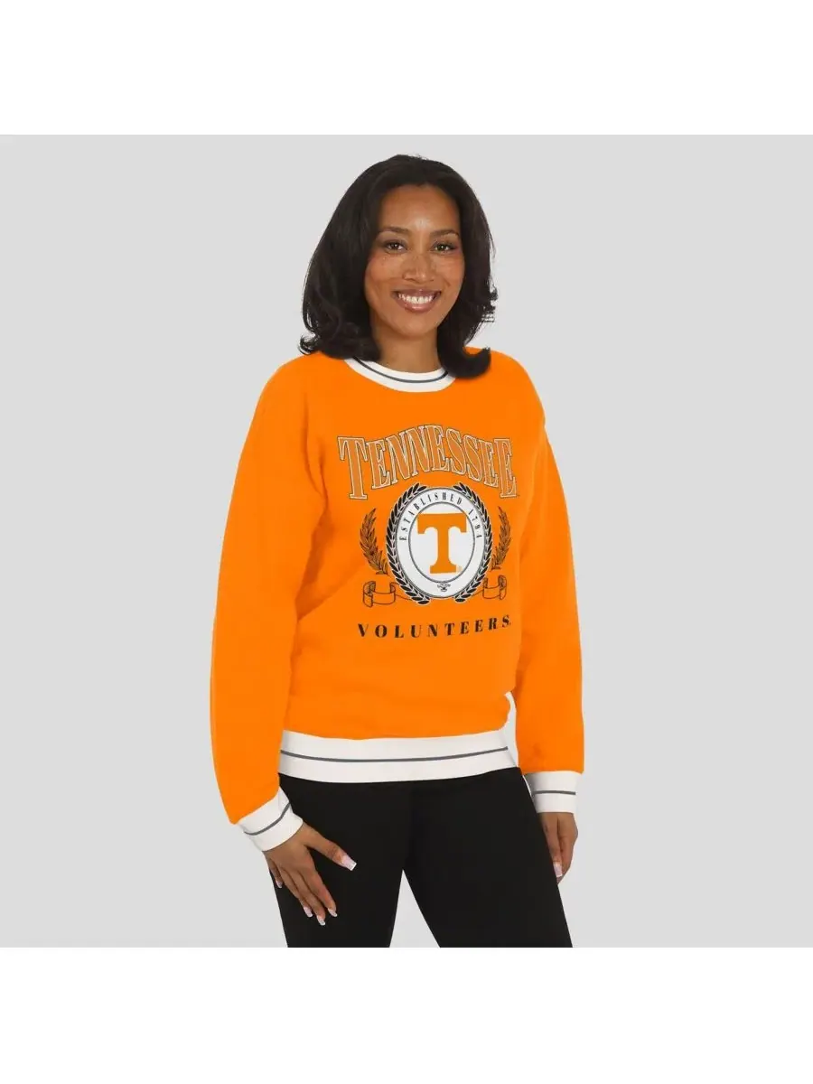 WEAR by Erin Andrews Женская толстовка Tennessee Orange Tennessee Volunteers Seal — изображение 4 из 5, оранжевый