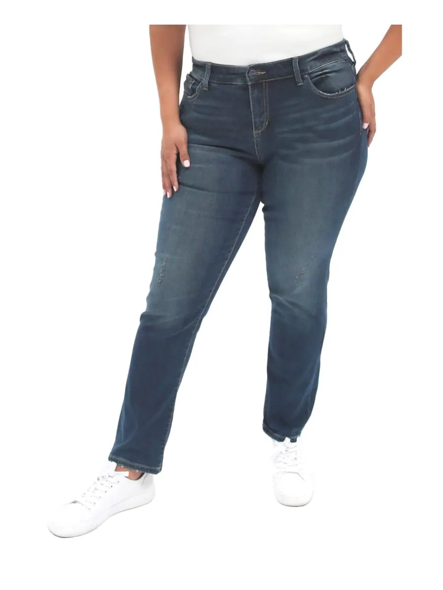Женские джинсы средней посадки, зауженные - Wendy SLINK Jeans, Wendy — без цвета