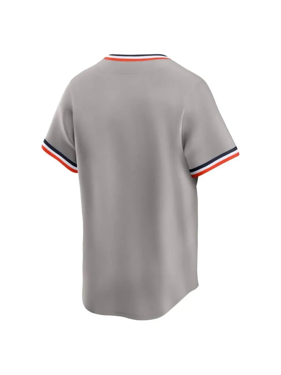 Nike Мужская серая футболка Detroit Tigers из лимитированной коллекции Cooperstown Collection в — изображение 2 из 3, серый