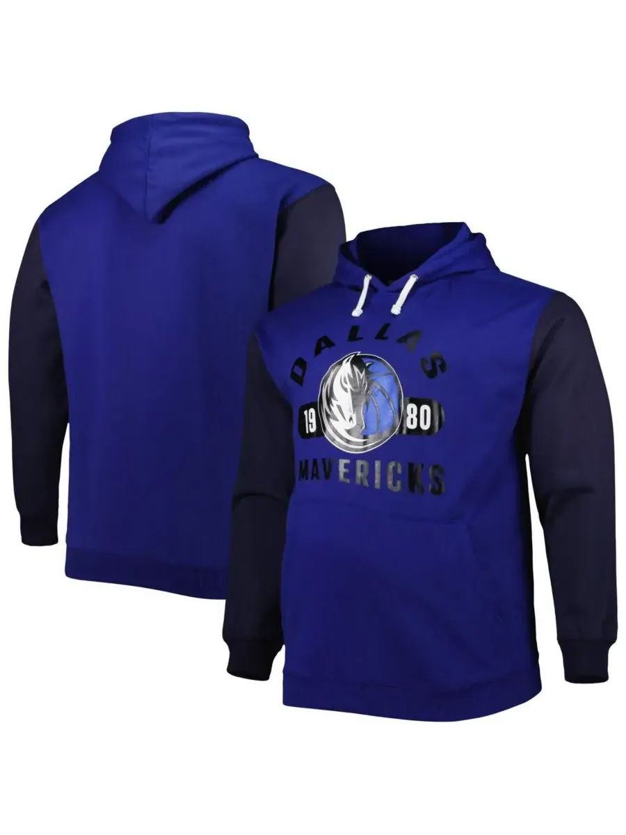 Fanatics Мужская толстовка с капюшоном Bold Attack синего или темно-синего цвета с символикой — изображение 1 из 2