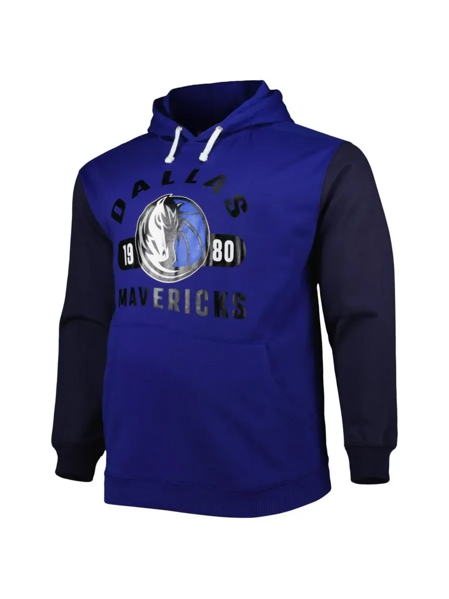 Fanatics Мужская толстовка с капюшоном Bold Attack синего или темно-синего цвета с символикой — изображение 2 из 2