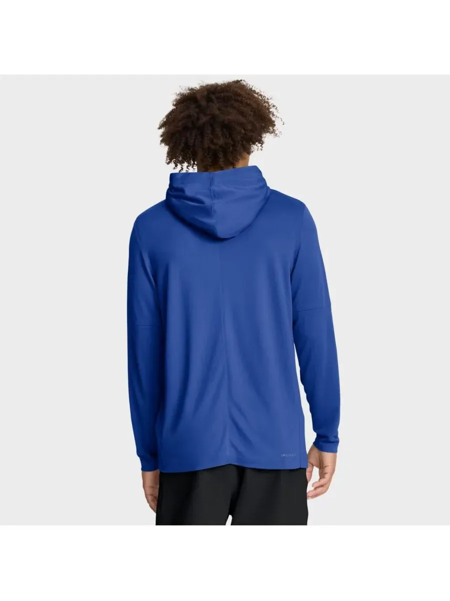 Nike Мужская толстовка с длинными рукавами Royal Duke Blue Devils 2025 Sideline Performance — изображение 2 из 5, королевский