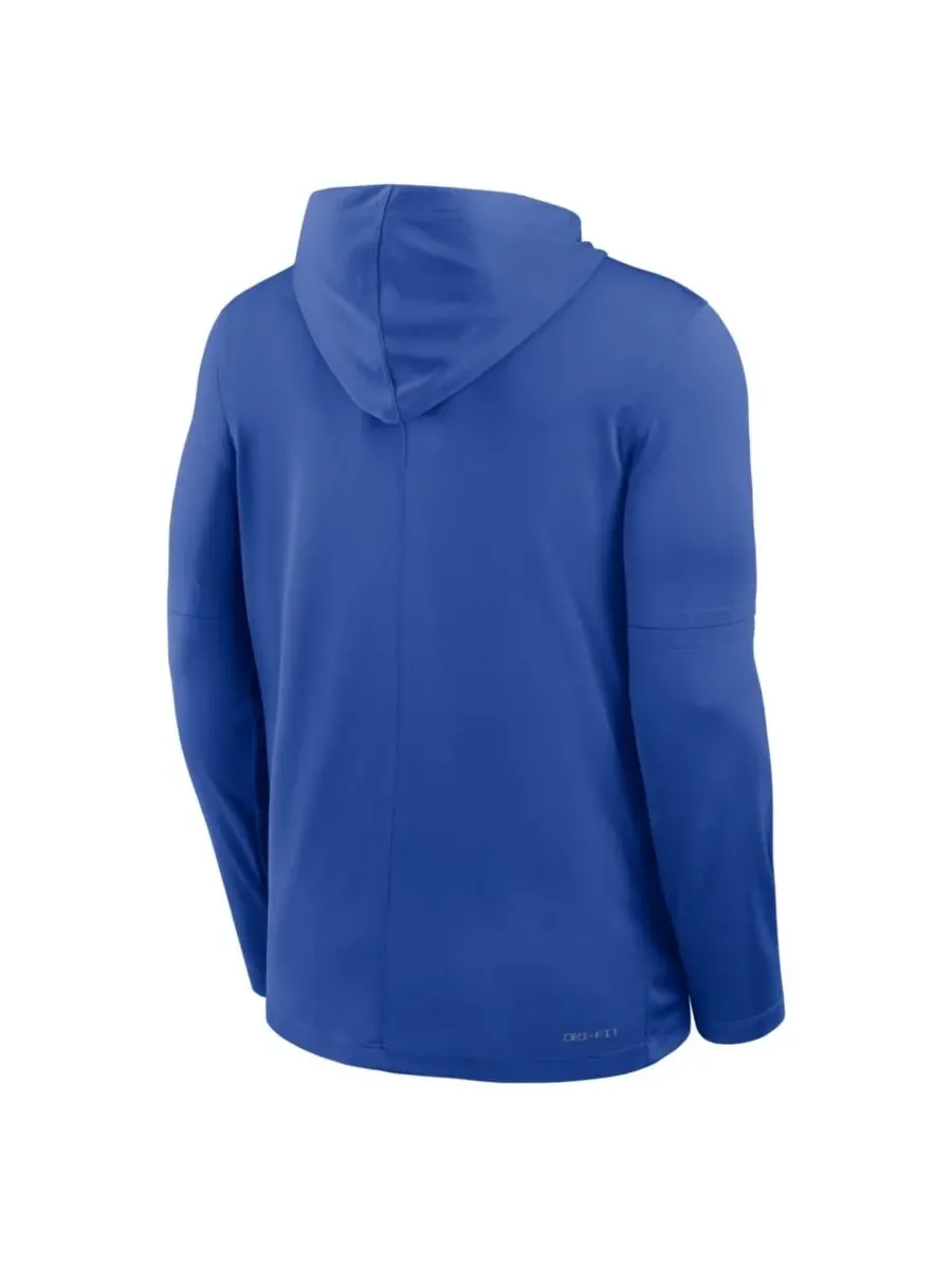 Nike Мужская толстовка с длинными рукавами Royal Duke Blue Devils 2025 Sideline Performance — изображение 5 из 5, королевский