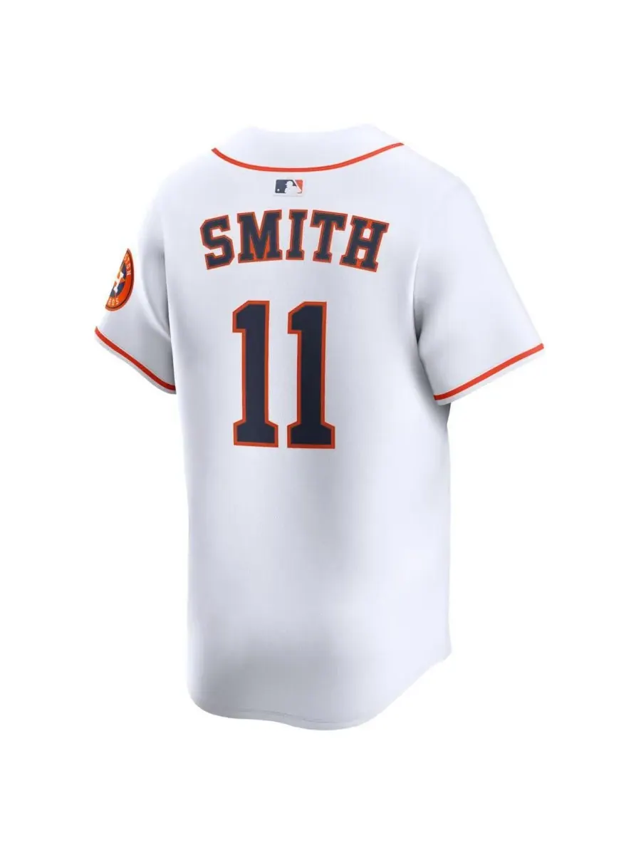 Nike Мужская белая домашняя футболка Cam Smith 11 команды Houston Astros, ограниченная серия — изображение 3 из 3, белый