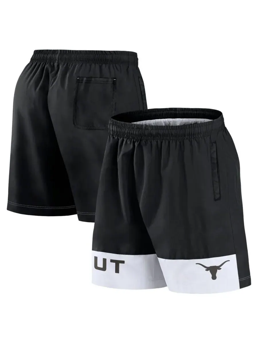 Fanatics Мужские черные тканые шорты Texas Longhorns Elements Intensity — изображение 1 из 3, черный