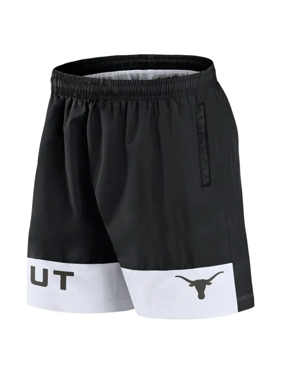 Fanatics Мужские черные тканые шорты Texas Longhorns Elements Intensity — изображение 3 из 3, черный