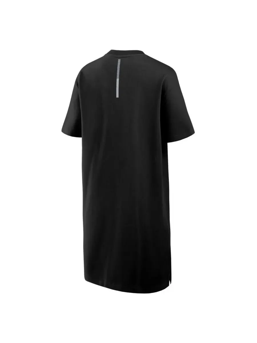 Fanatics Женское черное хлопковое платье Los Angeles Dodgers Elements — изображение 3 из 3, черный