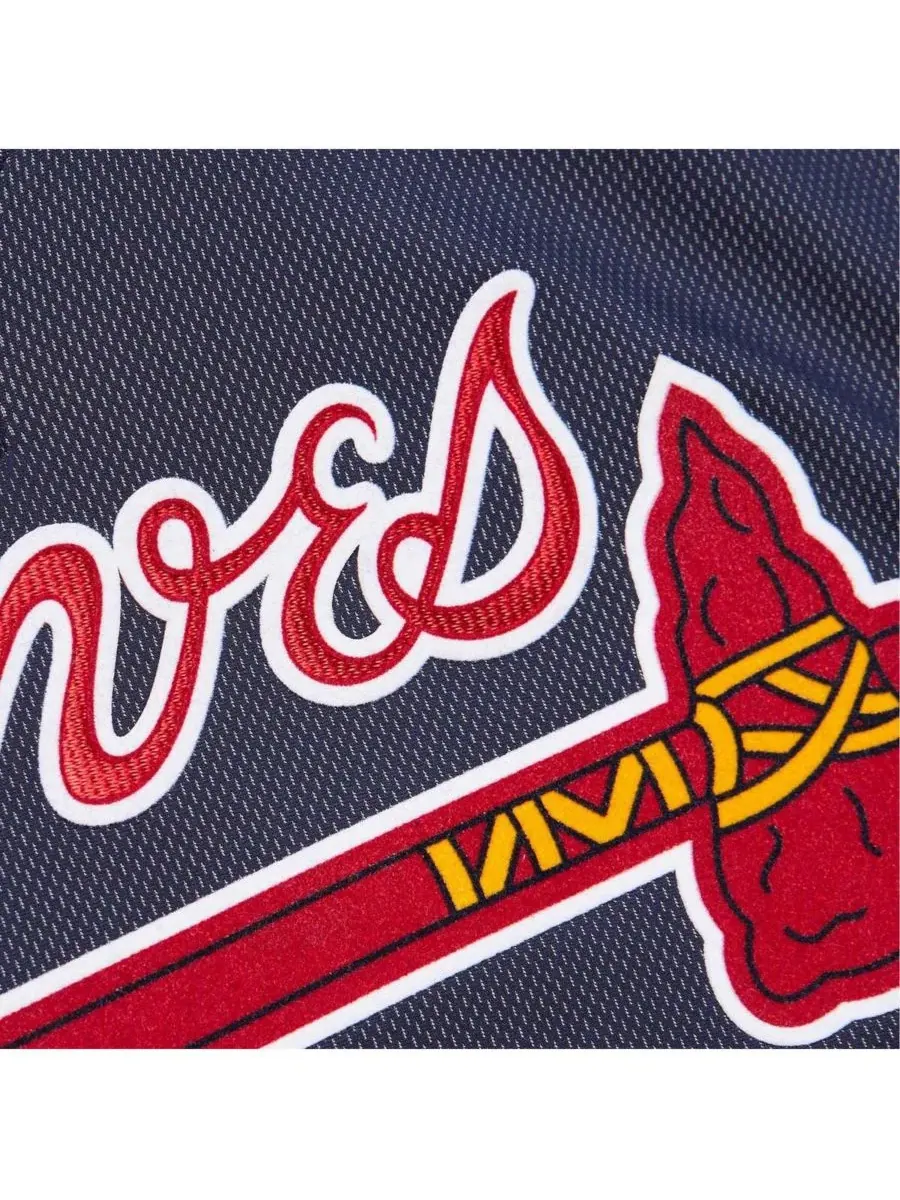 Mitchell & Ness Мужская тренировочная футболка Mitchell Ness Chipper Jones темно-синего цвета с — изображение 4 из 4