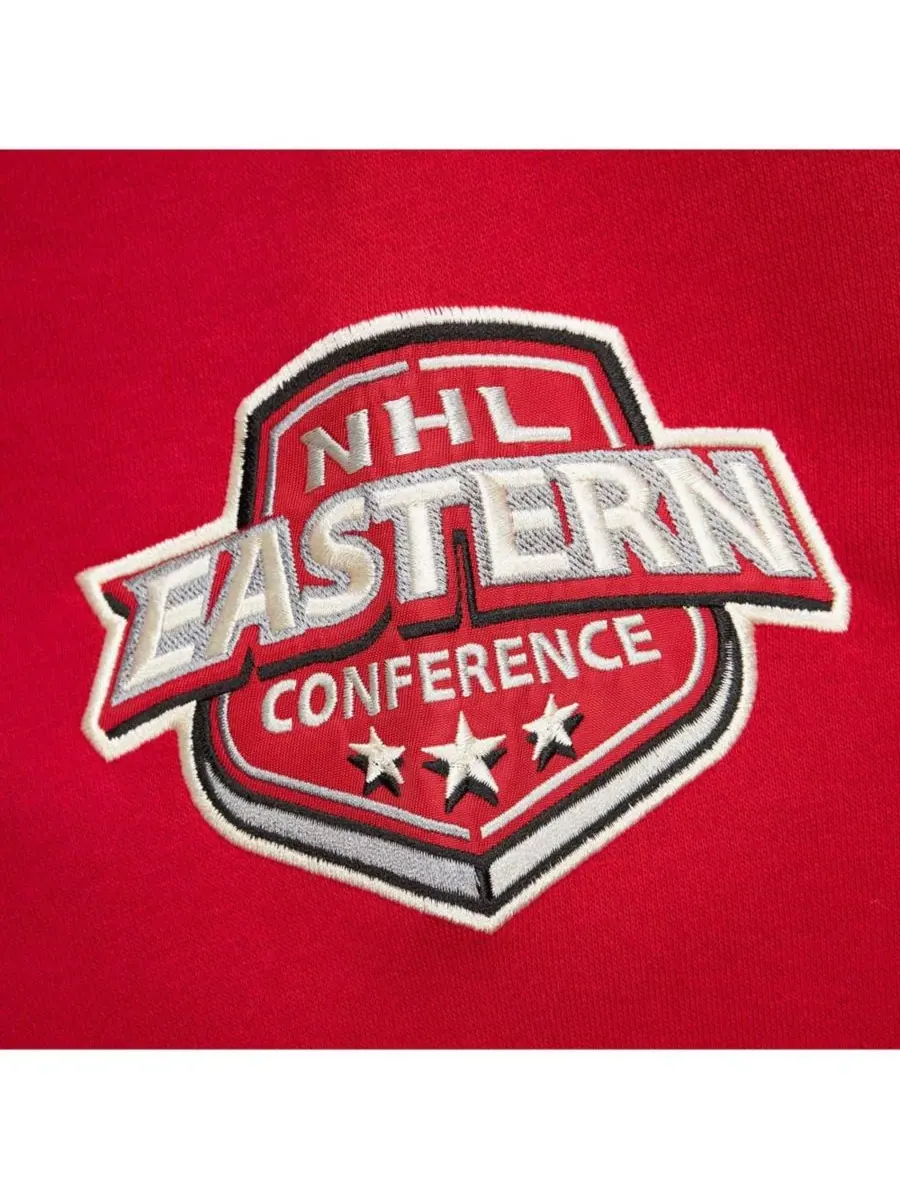 Mitchell & Ness Женская красная толстовка New Jersey Devils Heritage на шнуровке — изображение 4 из 5, красный