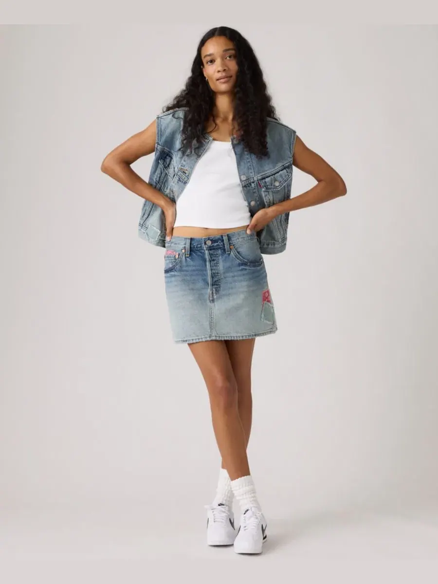Женская хлопковая джинсовая юбка Icon Levi's, Melodys Muse Skirt