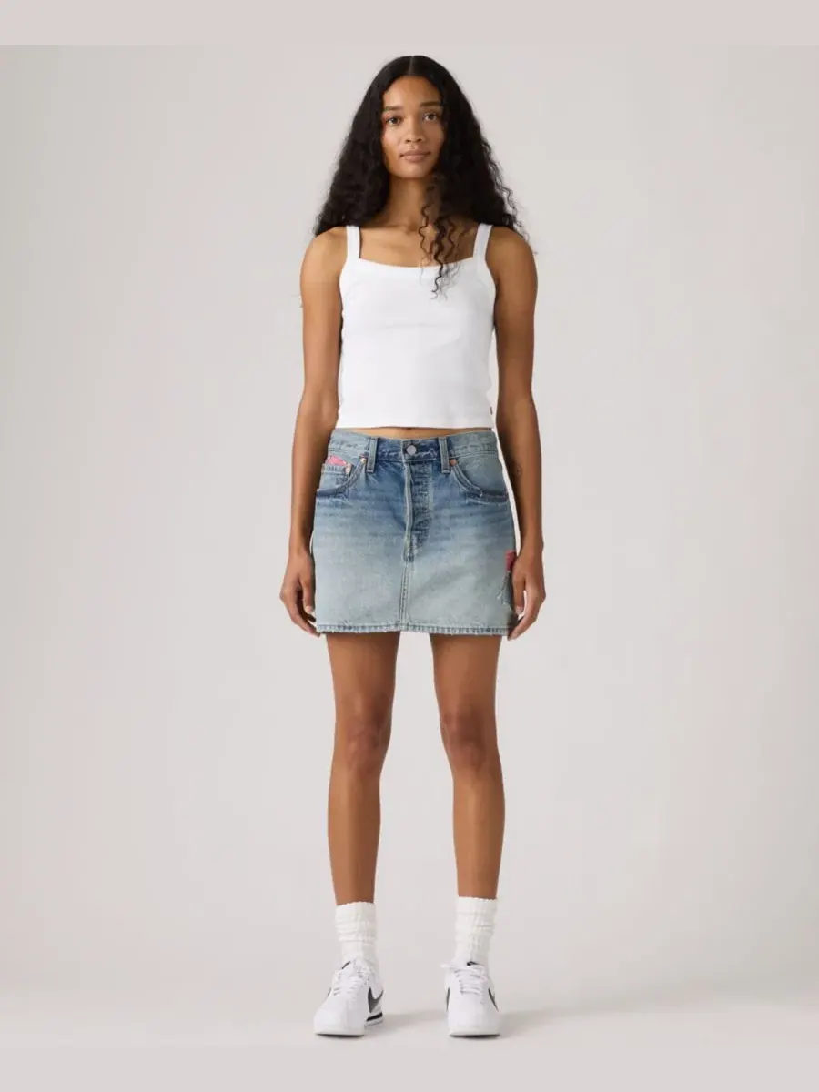 Женская хлопковая джинсовая юбка Icon Levi's, Melodys Muse Skirt — изображение 2 из 4