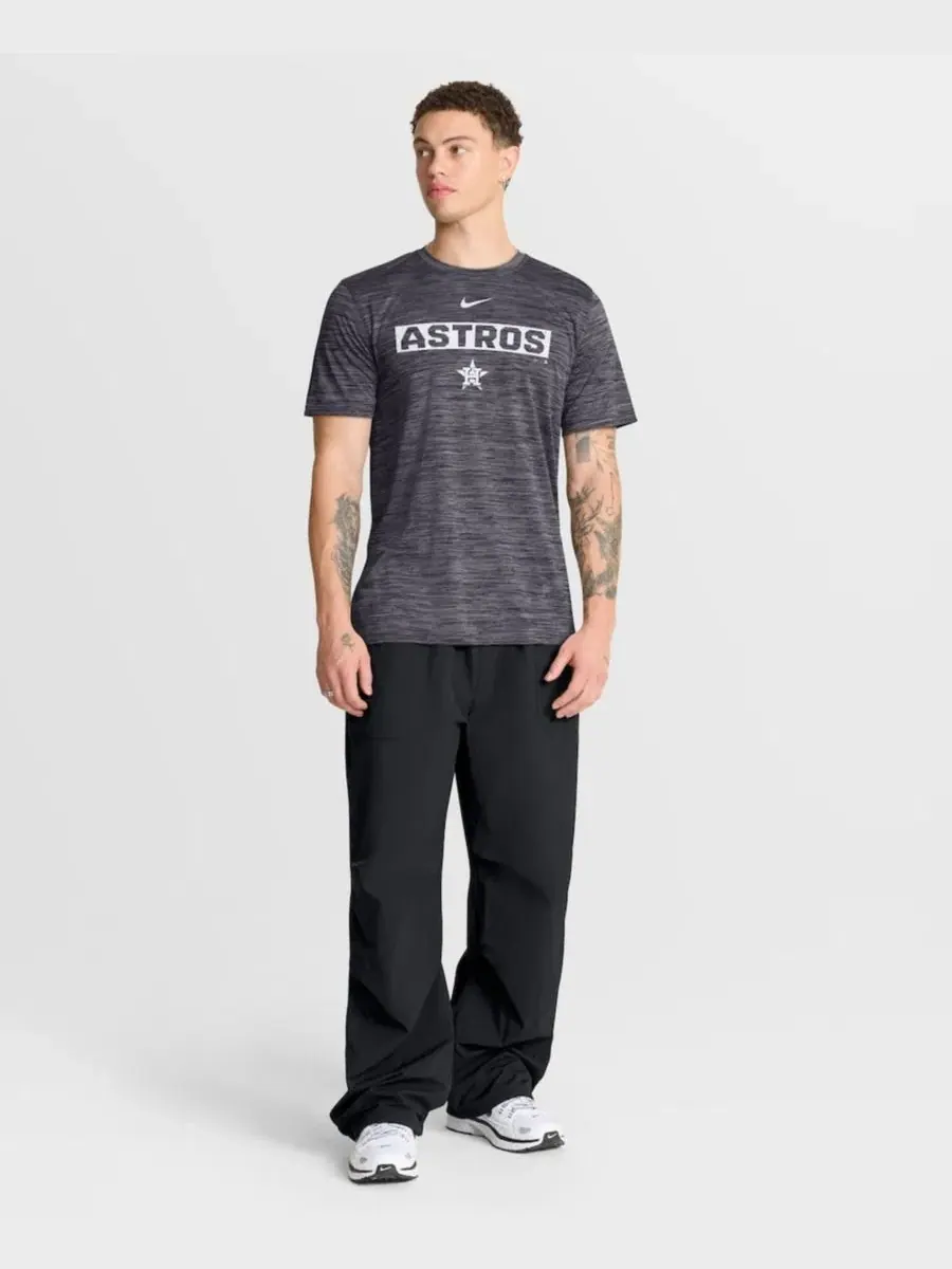 Футболка с коротким рукавом и принтом Velocity Dri-FIT Nike — изображение 5 из 5, черный