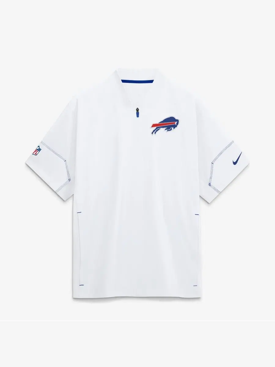 Куртка для тренера с четверть-молнией Nike Buffalo Bills — изображение 1 из 2, белый