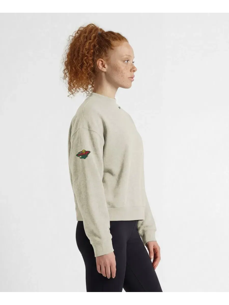 Свитшот с принтом Minnesota Wild Collar Script Triumph Fleece Champion — изображение 3 из 5, овсяный