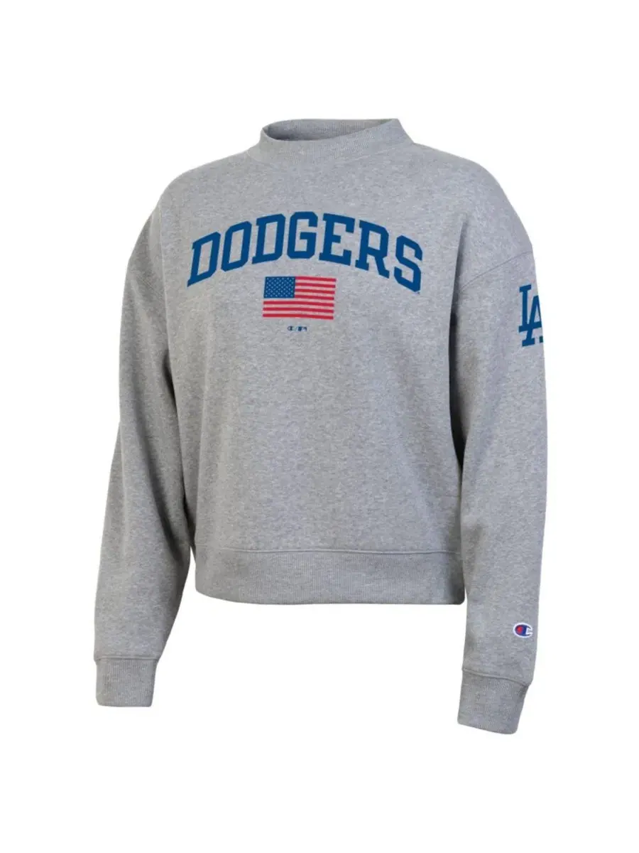 Свитшот с принтом Americana Triumph Fleece Tri-Blend Champion — изображение 3 из 3, серый