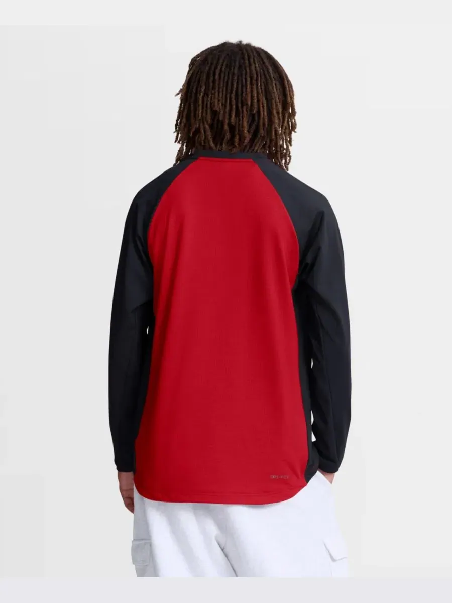 Свитшот с реглан-рукавами Dri-FIT Minnesota Twins Nike — изображение 4 из 5, красный