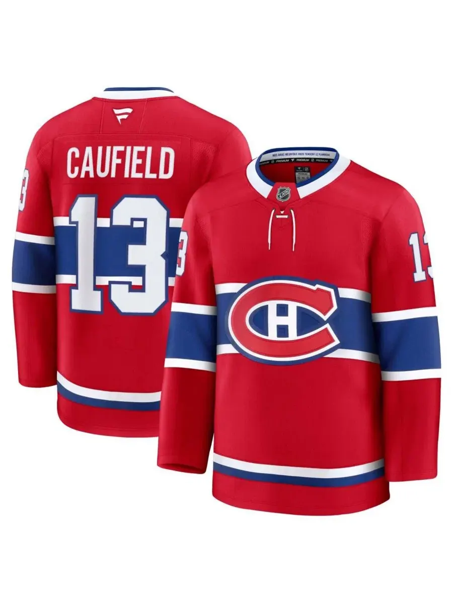 Хоккейный джерси Fanatics Cole Caufield Montreal Canadiens Home Premium — изображение 1 из 3, красный