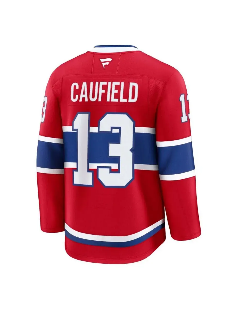 Хоккейный джерси Fanatics Cole Caufield Montreal Canadiens Home Premium — изображение 3 из 3, красный