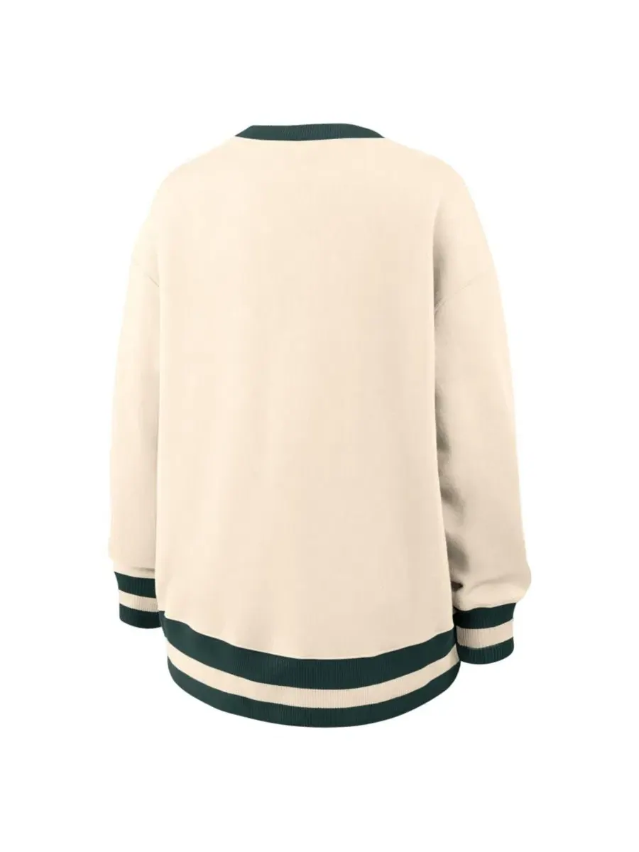 Женский свитшот Nike Michigan State Spartans Legacy Arch Phoenix Oversized — изображение 4 из 5, прозрачный