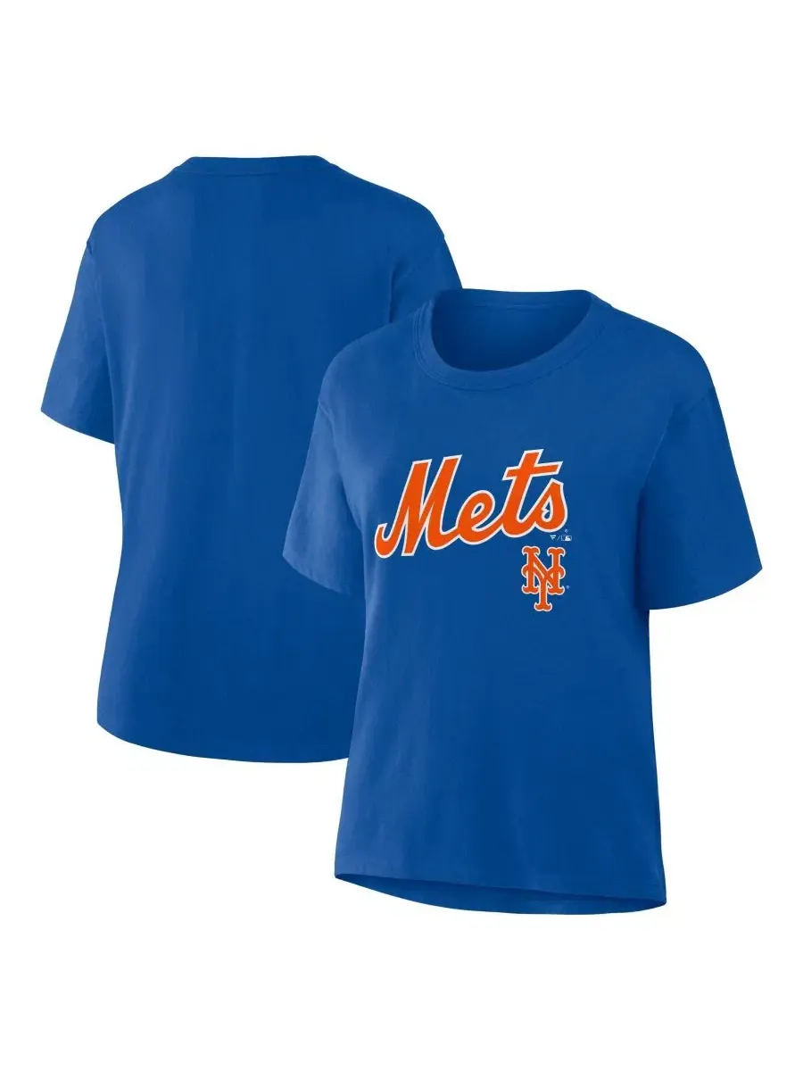Футболка женская с принтом Lockup Legacy, New York Mets Fanatics — изображение 1 из 3, королевский