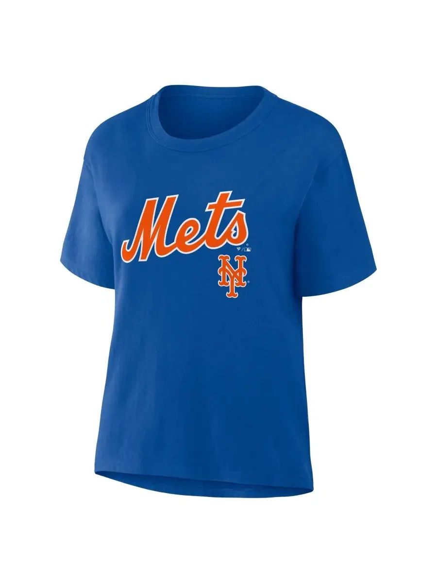 Футболка женская с принтом Lockup Legacy, New York Mets Fanatics — изображение 2 из 3, королевский