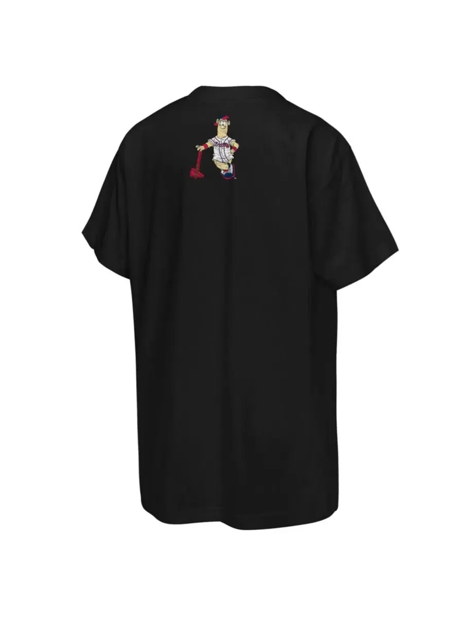 Футболка с принтом талисмана Mitchell & Ness — изображение 2 из 3, черный