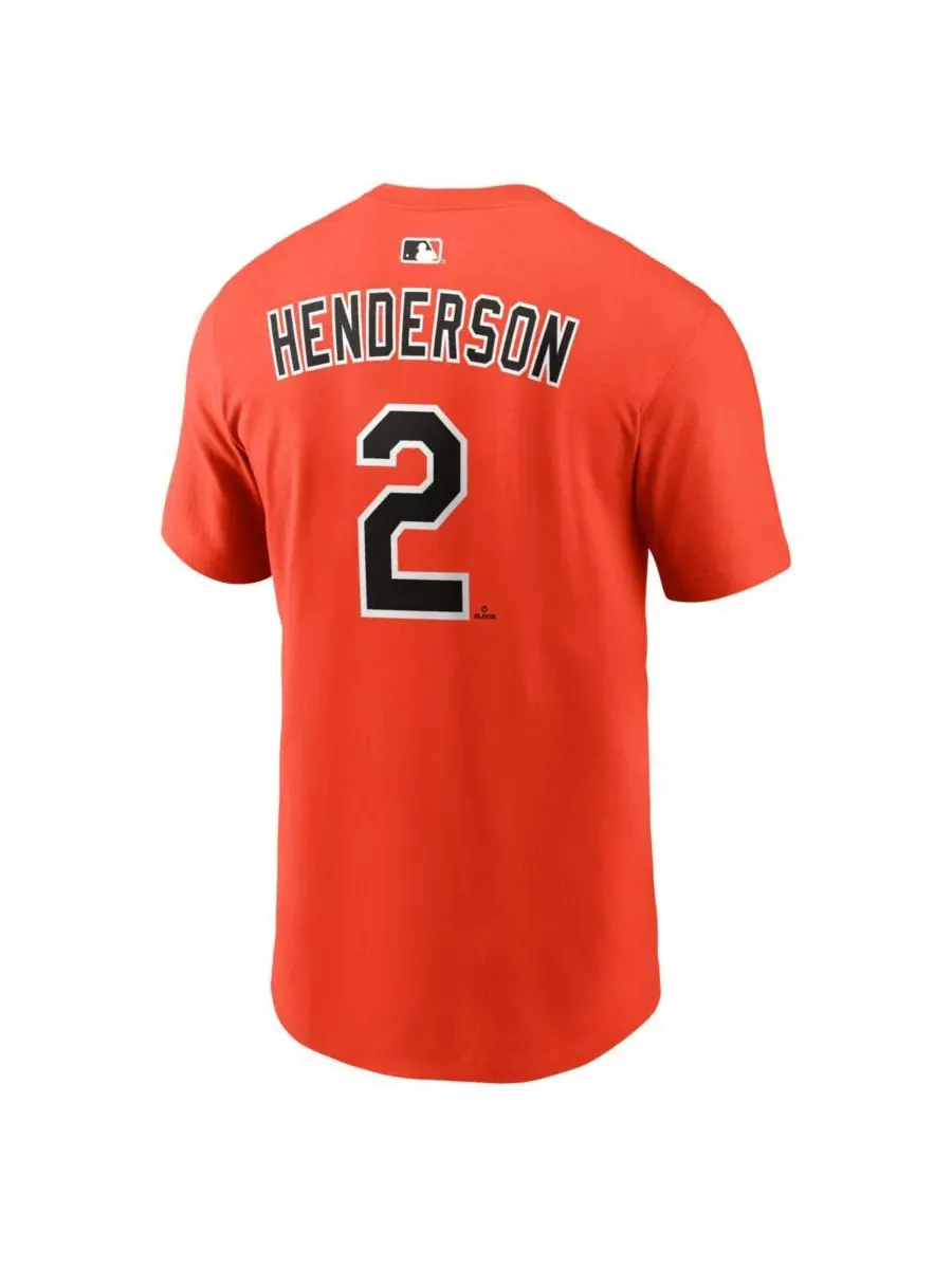 Футболка Gunnar Henderson Baltimore Orioles Nike — изображение 3 из 3, оранжевый