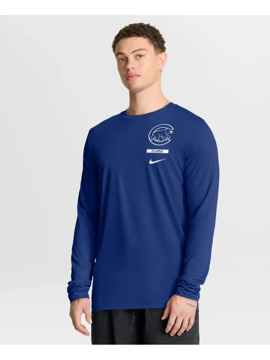 Футболка с длинным рукавом 2-Hit Legend Dri-FIT Nike — изображение 1 из 4, королевский