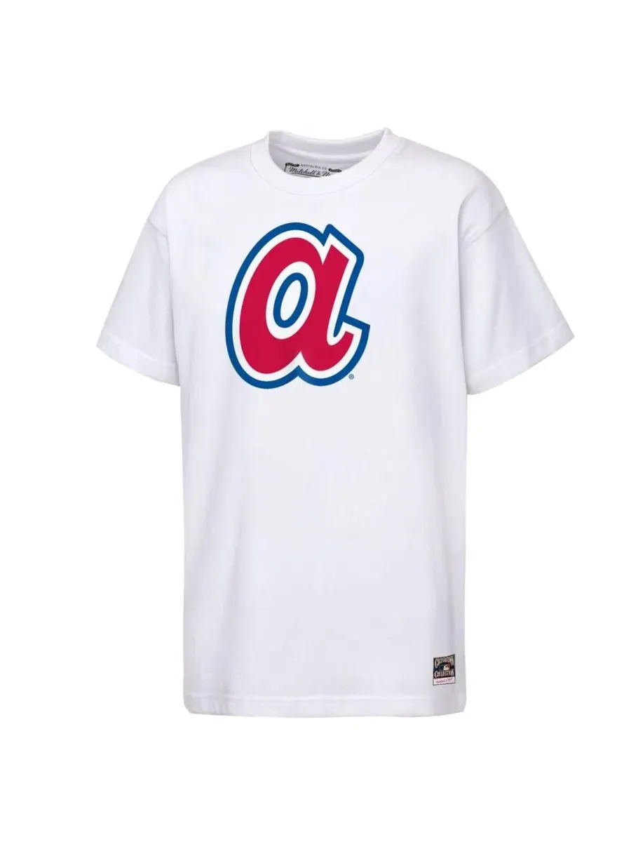 Футболка с принтом Cooperstown Concession Mitchell & Ness — изображение 2 из 3, белый