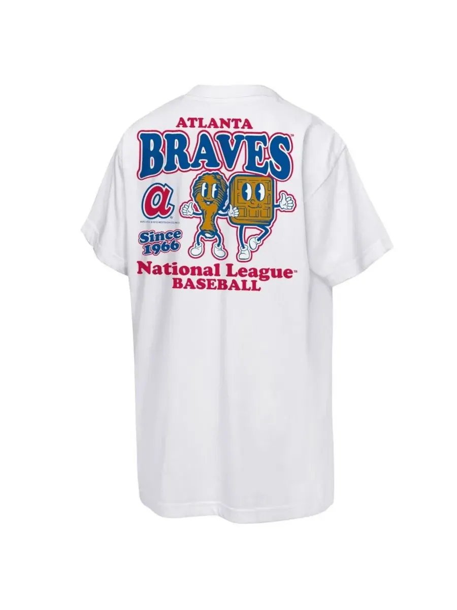 Футболка с принтом Cooperstown Concession Mitchell & Ness — изображение 3 из 3, белый