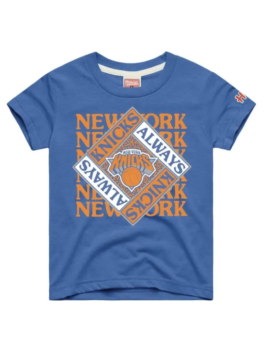 Футболка с принтом Always Knicks Homage — изображение 1 из 1, синий