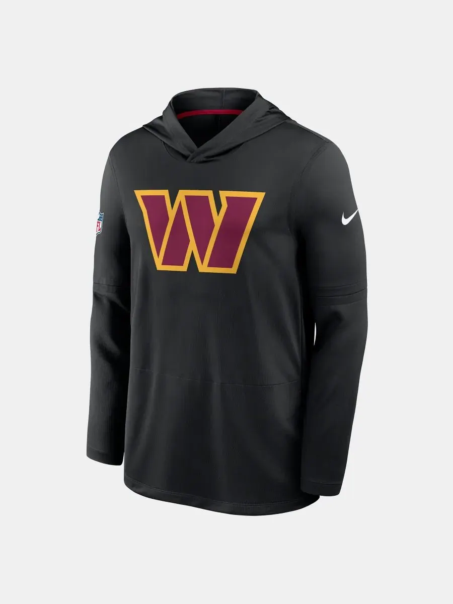 Футболка с капюшоном и длинным рукавом Sideline Dri-FIT Nike — изображение 3 из 4, черный