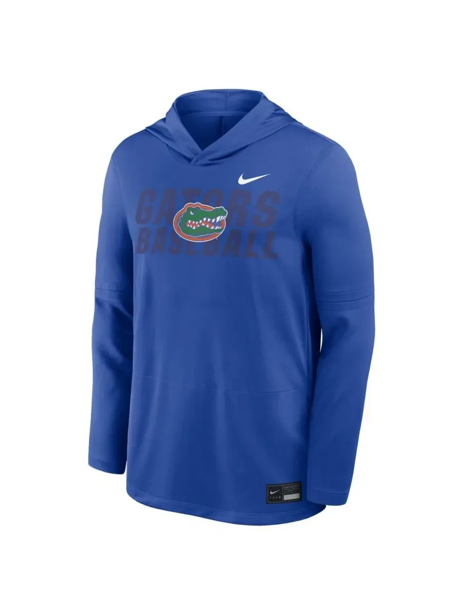 Футболка с капюшоном и длинным рукавом с технологией Dri-FIT, модель Dugout Nike — изображение 2 из 4, королевский