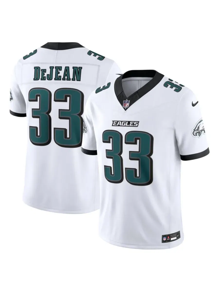 Футболка с длинным рукавом Cooper DeJean White Philadelphia Eagles Vapor F.U.S.E. Stitched Limited — изображение 1 из 3