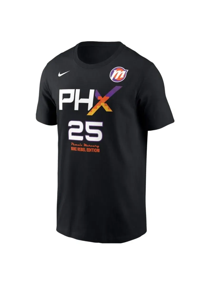 Футболка с длинным рукавом Rebel Edition Alyssa Thomas Phoenix Mercury Nike — изображение 2 из 3, черный