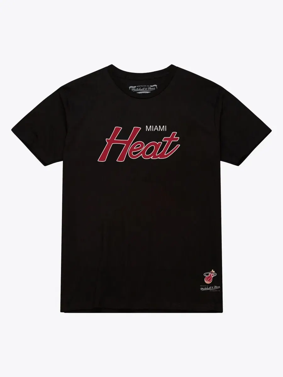 Футболка мужская с принтом Mitchell & Ness — изображение 1 из 2, черный