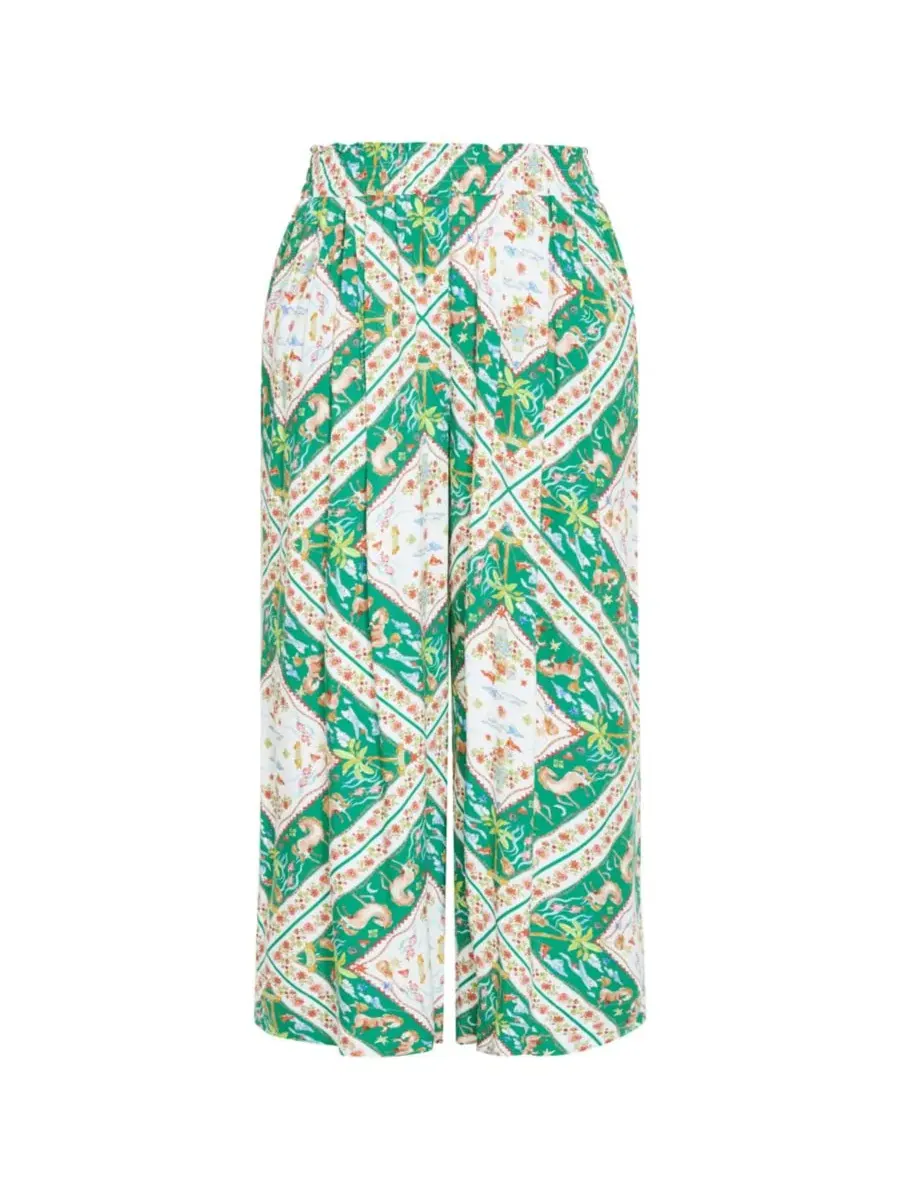Брюки-палаццо с принтом Jayla Prairie Print CITY CHIC, Prairie Scarf — изображение 4 из 5