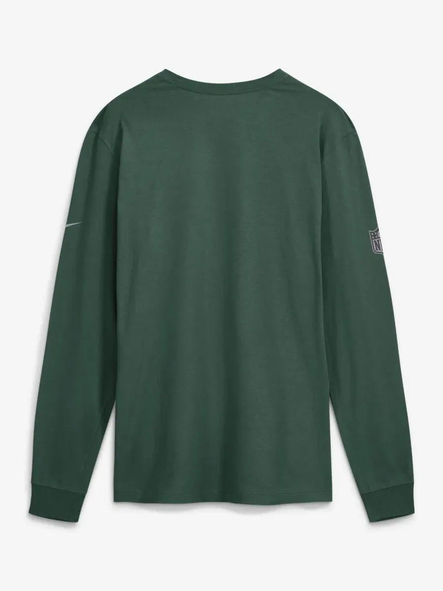 Футболка с длинным рукавом Sideline Bold Arch Star Dri-FIT Nike — изображение 2 из 2, зеленый