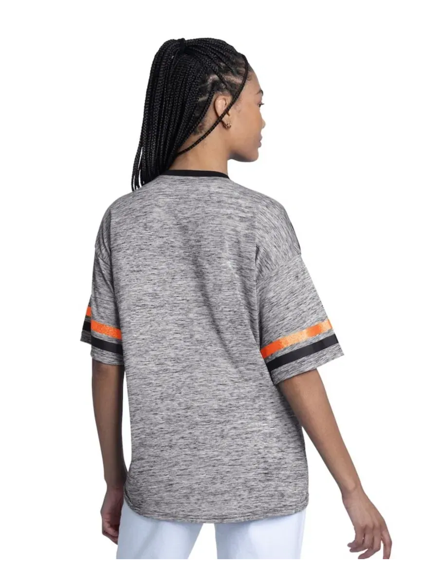 Женский топ оверсайз с принтом Off-Season Oversized Top G-III 4Her by Carl Banks — изображение 2 из 3, черный