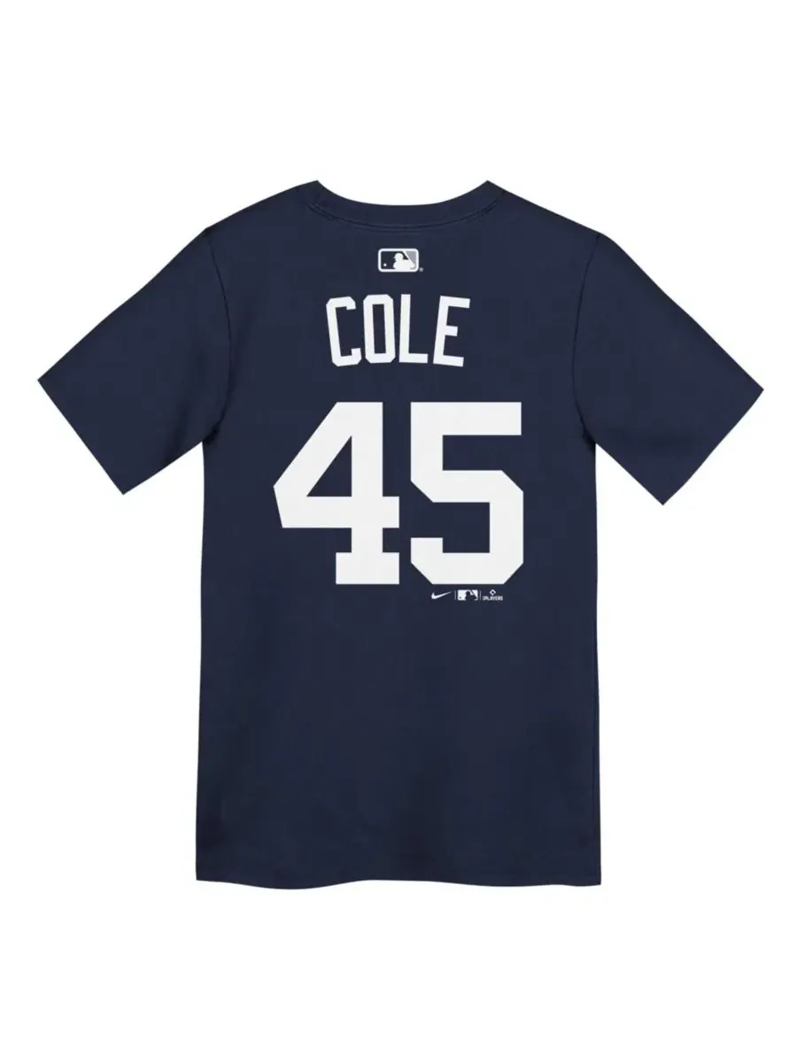Футболка с именем и номером игрока Gerrit Cole Nike — изображение 2 из 3, темно-синий