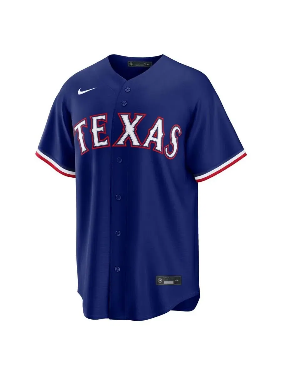 Футболка Nike Texas Rangers Corey Seager с репликой — изображение 2 из 3, королевский